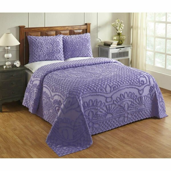 Better Trends Trevor Double Bedspread Set, Lavender - Full Size BSTRDOLV